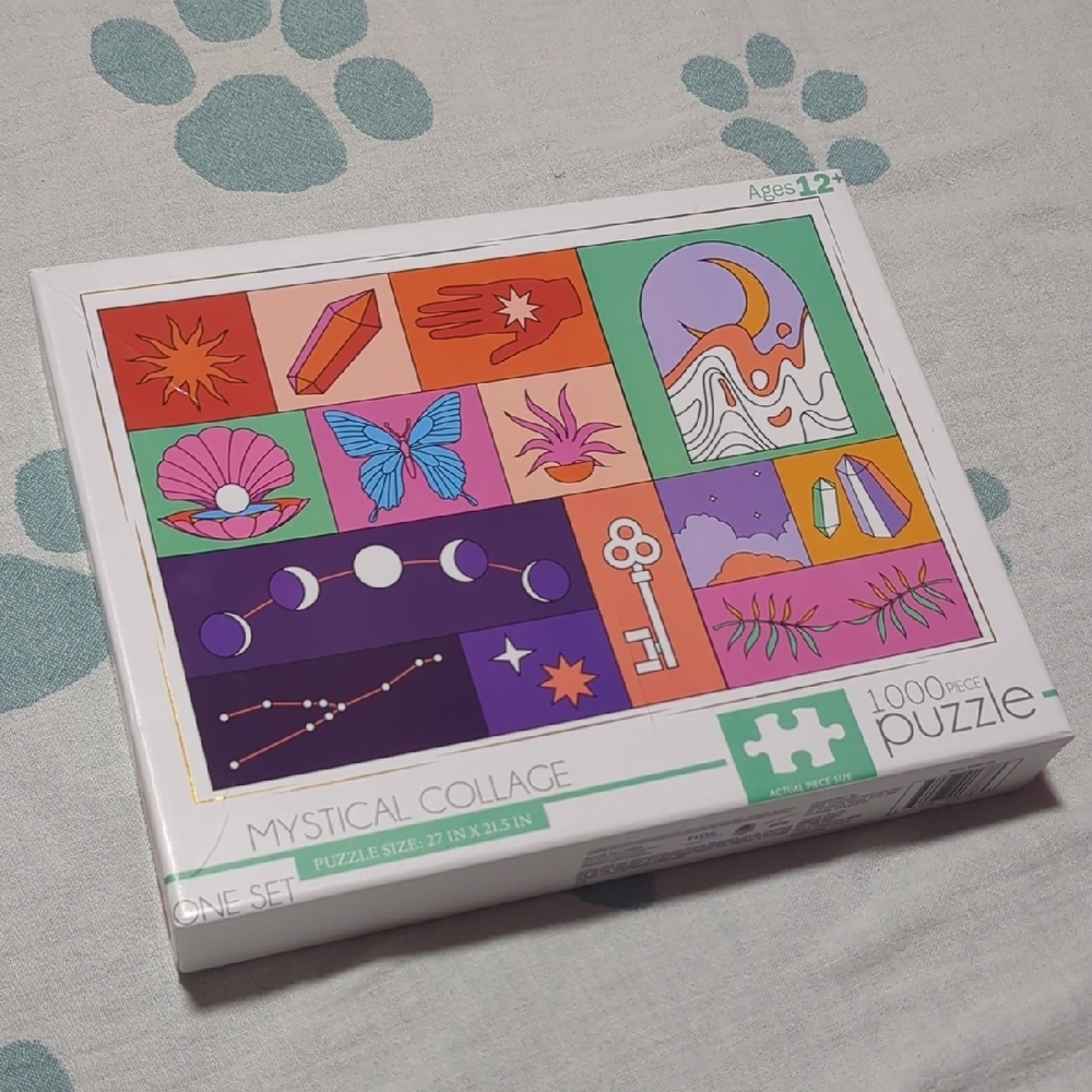 Mystical Collage 1000 Piece Puzzle - Multicolor